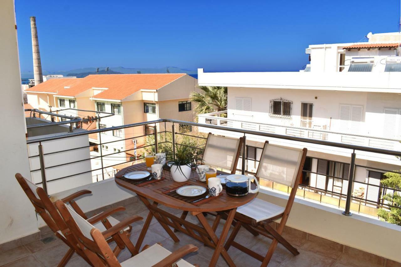 Karma Apartment - Next To Sandy Beach Chania  Bagian luar foto